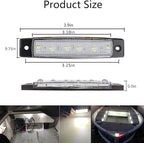 20 Pcs Rock Lights White Strip Lights Wheel Fender Well Underglow Led Lights for Cars Exterior Side Marker for Truck Golf Cart Wrangler RV RV SUV Offroad