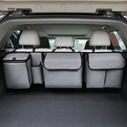 Deluxe Trunk and Backseat Organizer for Medium or large size SUVs & RVs, Detachable Storage Modules with Built-in Cooler,