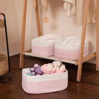 OIASKET Storage Baskets for Organizing 3 Pack, Woven Baskets for Shelves, Closet Organizer Bins Empty Gift Basket Toy Storage