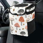 Car Trash Can – Multi-Purpose, Lightweight and Portable with Durable Water-Resistant Coating, No Installation Required, Practical and Ample Capacity, Variety of Colors.Mushroom