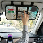 Cute Starfish Car Sun Visor Organizer with Card Holder Sun Visor Organizer Fashion Car Interior Accessories Easy to Store Universal for Cars SUV