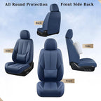Coverado Seat Covers, Car Seat Covers Front Seats, Car Seat Cover, Car Seat Protector Waterproof, Car Seat Cushion Nappa Leat