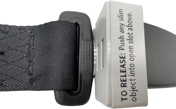 Buckle Boss Original Classic Seat Belt Lock | Original Seat Belt Guard Made with Strong ABS | for Special Needs Passengers | Easy Installation | Preventing Passengers from Unbuckling Their Seat Belts