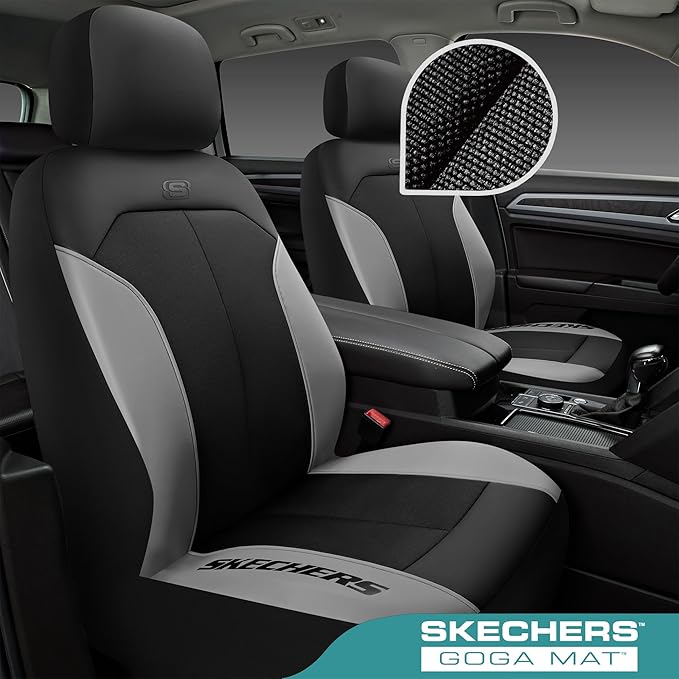Skechers Car Seat Covers,GOGA Mat Oxford Cloth Seat Covers,Waterproof Car Seat Covers Full Sets,Automotive Universal Fit Seat