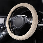 Flying Banner car Steering Wheel Cover Massage Velvet Warm Universal Size 15 inches SUV Truck Anti Slip Odorless Summer Winte