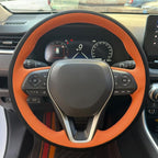 MEWANT Hand Sewn Steering Wheel Cover for Toyota Camry 2018-2019/Toyota Avalon 2019/Toyota Corolla 2019-2020/Toyota RAV4 2019 Steering Wheel Accessories