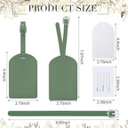 Amylove 48 Sets Leather Luggage Tags Bulk Wedding Favors Luggage Tags for Guests Bridal Gifts Wedding Bridal Shower Gift PU L