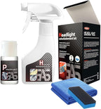 Ogas Headlight Restoration Kit, Removes Yellowing & Oxidation, Extremely Hydrophobic, Maximum Gloss & Shine for All Vehicles
