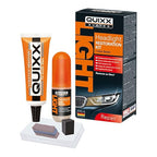 QUIXX QHRK1 Reliable Headlight Restoration Kit, Includes 50g Headlight Polish, 30ml Sealing, Sanding & Polishing Block, 12 Abrasive Papers and 4 Polish Cloths, Can Save a Vehicle from an MOT Failure, Increase Safety
