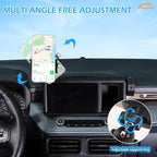 Aunginsy Dashboard Phone Mount Compatible with Ford Maverick 2022-2024, 8-inch Navigation Screen Upper Panel Fixed Clip 360° Rotation Mobile Phone Holder for Most Cell Smartphone Bracket Accessories