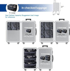 Grand Fusion Stow-N-Go Packing Organizer for Luggage, Portable Hanging Travel Shelves, Carry-On Closet, Hanging Packing Cubes