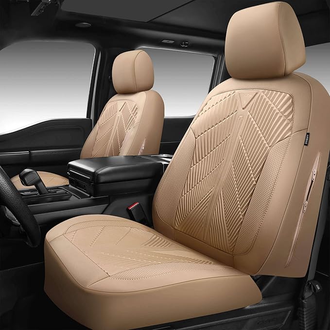 CAR PASS Waterproof Car seat Covers Full Sets Neoprene Wetsuit, All-Weather Non-Slip Durable, Universal Fit for SUV Sedans Tr