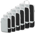 Percover Compression Packing Cubes 6-Piece Set, Packing Cubes Compression for Travel with Multi-Size Organization, Travel Org