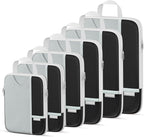 Percover Compression Packing Cubes 6-Piece Set, Packing Cubes Compression for Travel with Multi-Size Organization, Travel Org