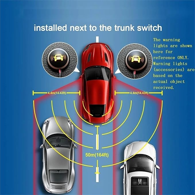 Blind Detection Intelligent BSD Blind Spots Detection, 79GHz Radars Rear Crossing Traffics Alert Tool, Rearview Warning Vehic