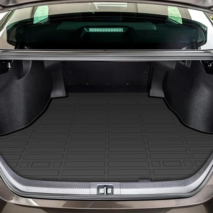 Floor Mats for Toyota Camry 2018 2019 2020 2021 2022 2023 2024(FWD ONLY), (Non Hybrid & AWD) 2022 Camry Floor Mats, 1st & 2nd Row & Cargo Liner, TPE Anti-Slip Waterproof Car Accessories
