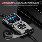 V519 OBD2 Diagnostic Scanner Tool - Vechicle Check Engine Light Code Reader with Battery Voltage Tester, I/M Readiness, Reset,
