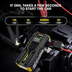 Car Jump Starter with Air Compressor, VoltSurge 6000A Peak 12V Battery Jumper Starter Portable Booster Pack, 150PSI Safe