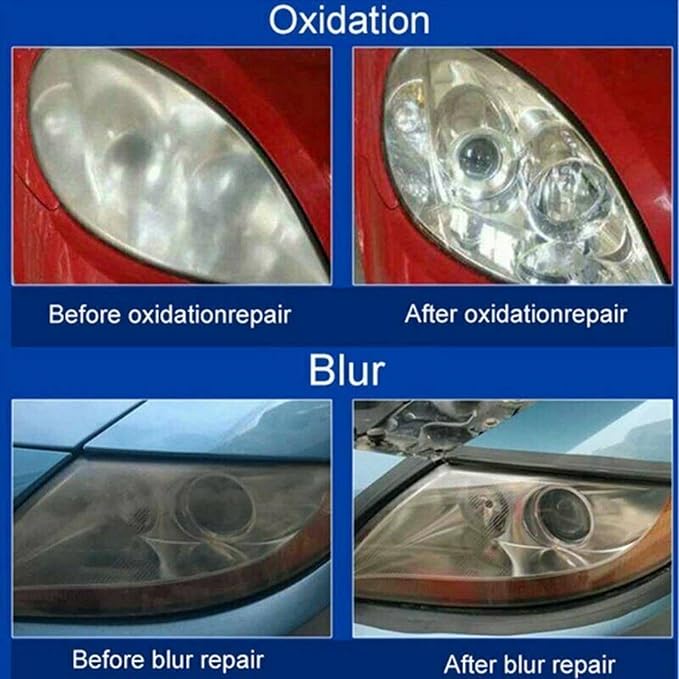 DAGIJIRD Atomizing Cup Car Headlight Lens Repair Tool Restore Kit, Headlight Restoration Kit Car Clean Light Polish Kit