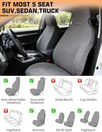 Waterproof Towel Car Seat Cover, 1200g Heavy-Duty Sweat Protection for Yoga, Swimming & Beach, Universal Non-Slip Seat Protec
