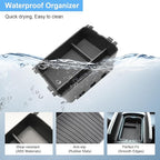 Double Layer-2026 Palisade Center Console Organizer for Hyundai Palisade (Calligraphy) (Only fit 7-Seater with Dual-Opening Center Console), Durable ABS Plastic Tray 2026 Palisade Accessories