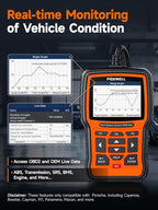 FOXWELL NT510 Elite OBD2 Scanner fit for Porsche Diagnostic Tool, Full System Bi-Directional Control Code Reader with All