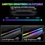 2025-2021 Tesla Model 3/Y Interior Neon Lights for Dashboard, RGBIC Color Changing LED Strip Lights with App & Remote Control,Tesla Model 3/Y Accessories(Not Fit for M3 Highland & My Juniper)