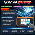 LAUNCH X431 Creader Elite 2.0 FGC OBD2 Scanner,ECU Code, Bi-Directional Scan Tool for Ford, for GM, for Chrysler,100+ Reset,