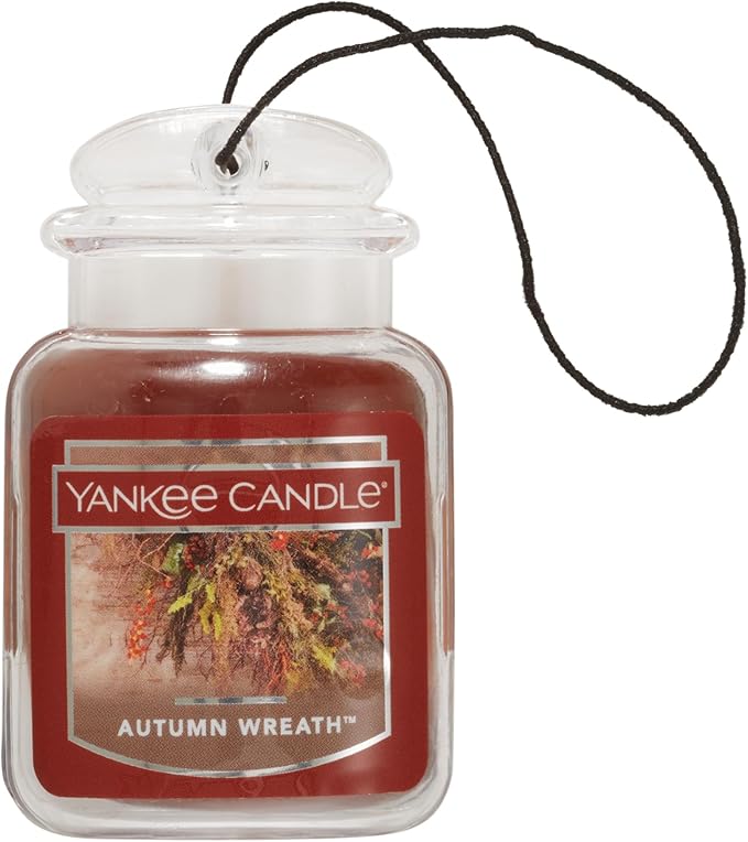 Yankee Candle Car Jar Ultimate, Autumn Wreath, 0.96 OZ (Pack of 12)