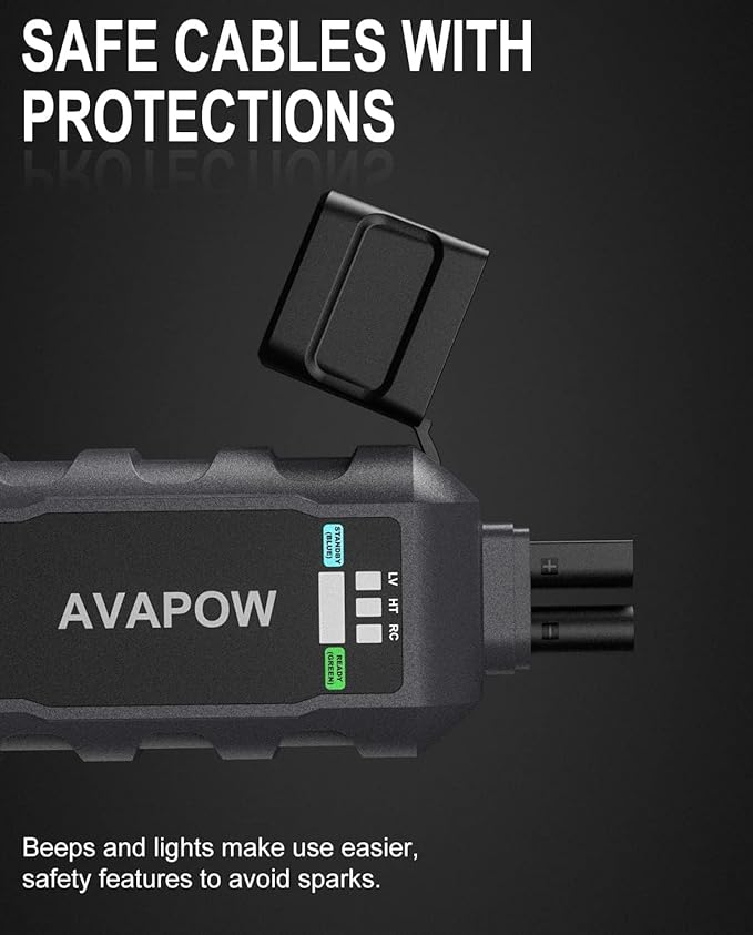 Portable Smart Jumper Starter Clamps Automotive Emergency Booster Clamp Cables Replacement Alligator Clamp for 12V Portable Car Jump Starter