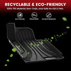 LASFIT Floor Mats for Hyundai Tucson 2026 2025 2024 2023 2022 (Not for Hybrid & PHEV), Custom Fit TPE All Weather Floor Liners 1st & 2nd Row Car Mats Accessoires for Hyundai Tucson 2022-2026, Black