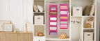 MAX Houser 5-Shelf Hanging Closet Organizer, Hanging Storage Shelves with 4 Side Pockets Space-Saving for Bedroom, Foldable (