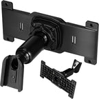 PATKAW 1 PCS Dash Cam Mirror Mount, Universal Aluminum Alloy Bracket Back Plate, Anti-Shake Stable Vehicle Camera Holder Hardware Kit for Easy Install on 5.5 to 12 Inch Rearview Displays