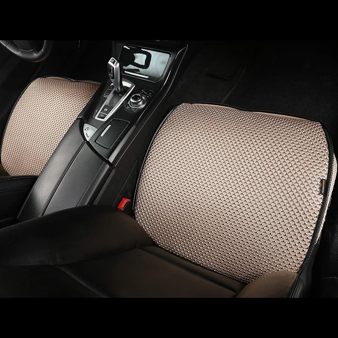 Auto Newer Breathable Universal Four Seasons Car Seat Covers, Luxury Include Front Car Seat Protector and RearCar Seat Cushio