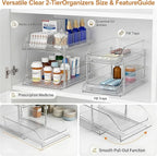 3-Tier Vitamin Storage Organizer, Organizer for Vitamin Bottles And Medicine Bottle, Vitamin Bottle Organizer for Countertop,