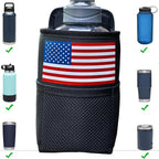 Large Car Cup Holder Expander, Fits Large 24/36/40/46oz Water Bottles, Big Drinks Holder Bag- Universal Auto Vehicle for Cars