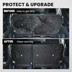 LASFIT Premium Extra Thick Rear Seat Back Covers for Toyota 4Runner 2025 2026 Seat Back Cover | TPE Custom Fit Waterproof 4 Runner 5/7 Seater Second Row Back Seat Backrest Protector Mat Liner