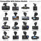 Dash Cam Rear View Mirror Mount for Rexing Rove SASINON SUVCON Miden BAEASU Azacvb lensuge DoHonest iZEEKER Galphi BOOGIIO Otovoda Miofive Lensuge zhiroad Neideso Avylet Camera Holder