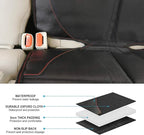 Car Seat Protector for Child, Baby, Pets -1 Pack car seat Cover with Thick Padding- Waterproof Universal Size with Mesh Pocke