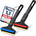 L&P Car Design A053-2 Set of 2 Pieces ice Scraper Murska 210mm ice Scraper Brass Scraper 90mm from Finland