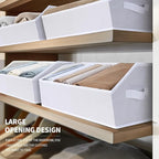 Homsorout Fabric Bins for Organization - Trapezoid Storage Cubes, Large Baskets for Storage, 6 Pack Shelf Baskets, Closet Org