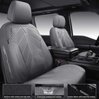 CAR PASS Waterproof Car seat Covers Full Sets Neoprene Wetsuit, All-Weather Non-Slip Durable, Universal Fit for SUV Sedans Tr