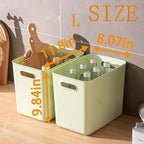 5 pack large plastic White storage bins Baskets, Toy Box Chest with Lids and Handle，Organizer Containers for Baby，Kids,snacks