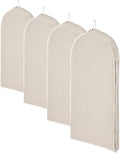 Whitmor Zippered Garment Bag Natural Linen,Large,(Pack of 4)