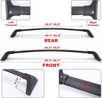 Autekcomma Roof Rack Cross Bars for Toyota RAV4 2019-2025 (Not Fit 2024 LE/Adventure/TRD Off-Road/Hybrid Woodland Edition). Anti-Theft Lock Mechanism Black Matte Aluminum Anti-Corrosion Crossbars