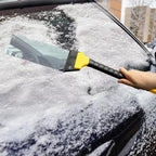 NEWISHTOOL 3 PCS TPU Rubber Squeegee with Different Hardness Blade, All Purpose Window Cleaner Tool Snow Scraper Tool Car Squeegfee Vinyl Wrap Tool Window Tint Squeegee Water Remover