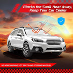 ARISMOTOR Windshield Sun Shade for S-ubaru Outback 2020-2025, Custom Fit Foldable Front Window Sunshade Sun Visor Protector, Block UV Rays Keep Your Car Cooler