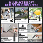 Car Vacuum Portable Cordless 18000PA High Power Mini Vacuum Cleaner Hand Vacuum Cordless Rechargeable, with with Brushless Mo