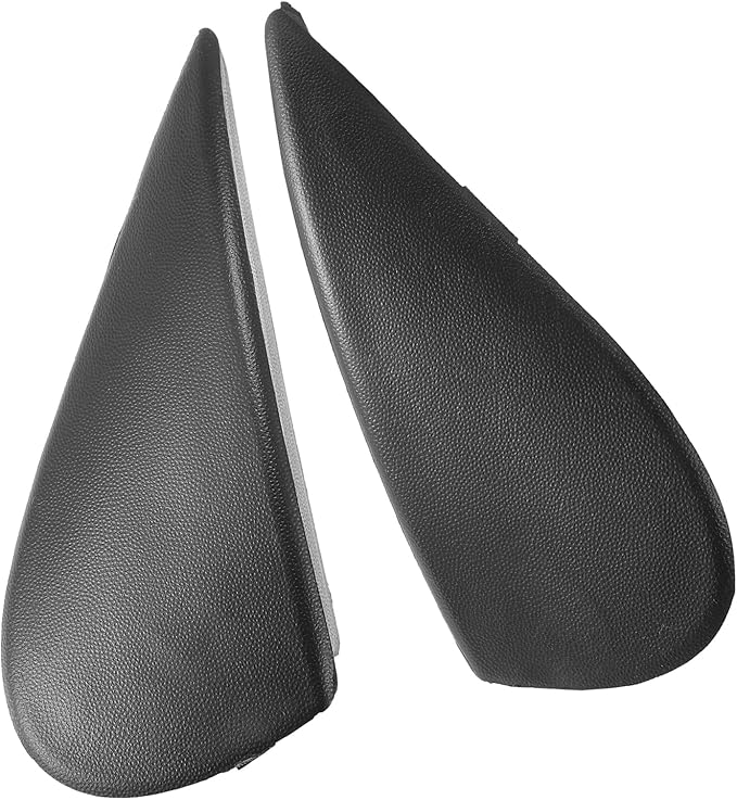 1 Pair Front Left and Right Mirror Corner Triangle Fender Cover Rearview Triangle Trim Panel for Nissan Versa 1.6L at Sedan S 96318-3BA0A 96319-3BA0A Replacement Car Parts