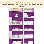 Over The Door Organizer 5 Tiers, Extra Large Behind Door Storage of 10 Compartments, 80 lbs Weight Capacity Hanging Storage O